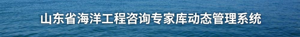 山东省海洋工程咨询专家库动态管理系统